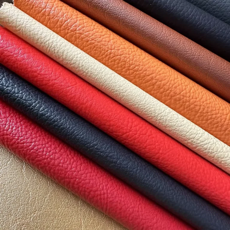 Automotive leather material sample