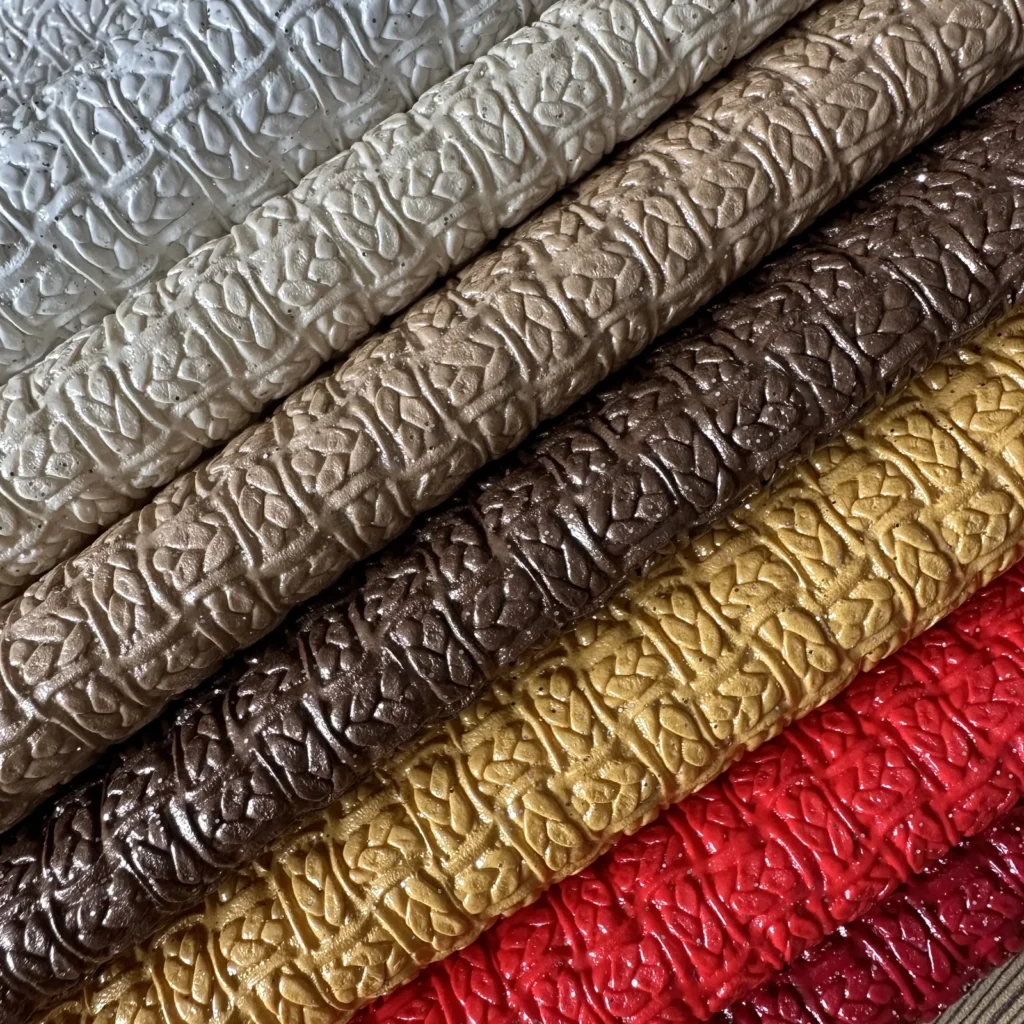 Decorative Leather material sample